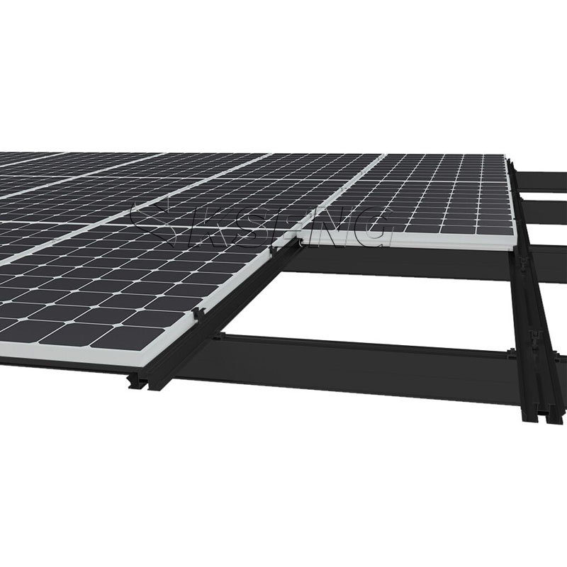 Customizable Black Aluminum Residential Solar Carport Kit Solar Photovoltaic Panel Pergola Mounting System for Parking Structure