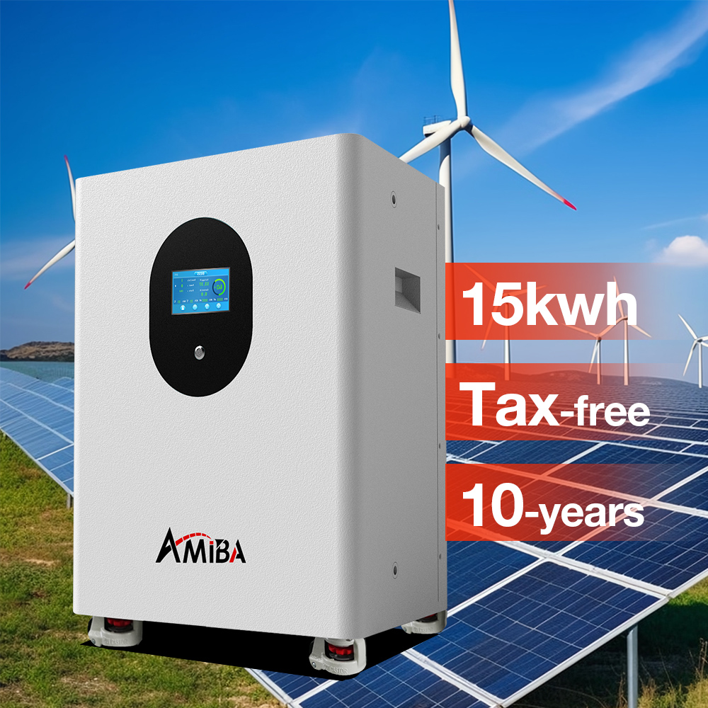 48V 100Ah 200Ah 300Ah Stackable 51.2V 5Kwh 10Kwh 15Kwh LiFePO4 Home Solar Storage With WiFi Control For EU US Market