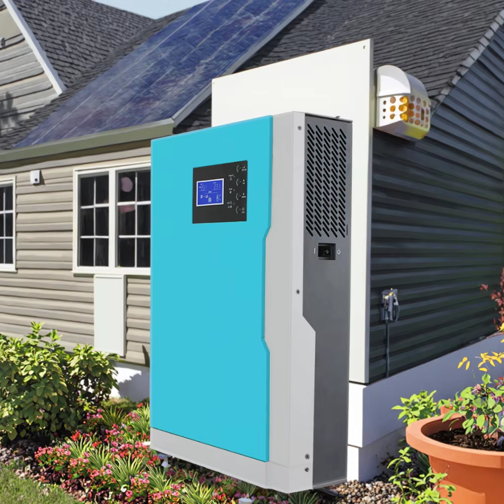 5.5kW Hybrid Solar Inverter Single Phase Pure Sine Wave Built in MPPT RS232 60Hz for Residential and Commercial Power Systems