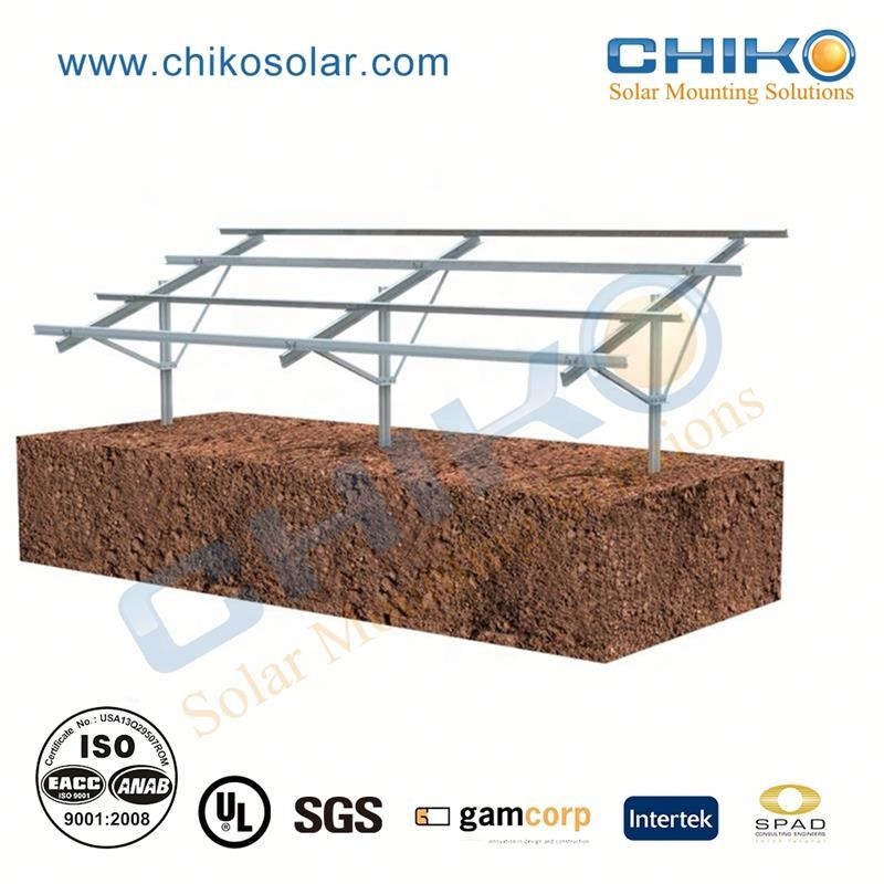 Aluminum Panel Solar Mounting Structure Photovoltaic Support Racking Systems for Rooftop Home Installation