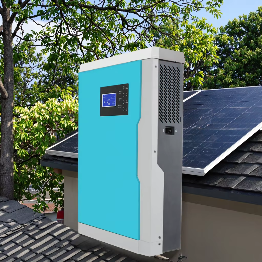 5.5kW Hybrid Solar Inverter Single Phase Pure Sine Wave Built in MPPT RS232 60Hz for Residential and Commercial Power Systems