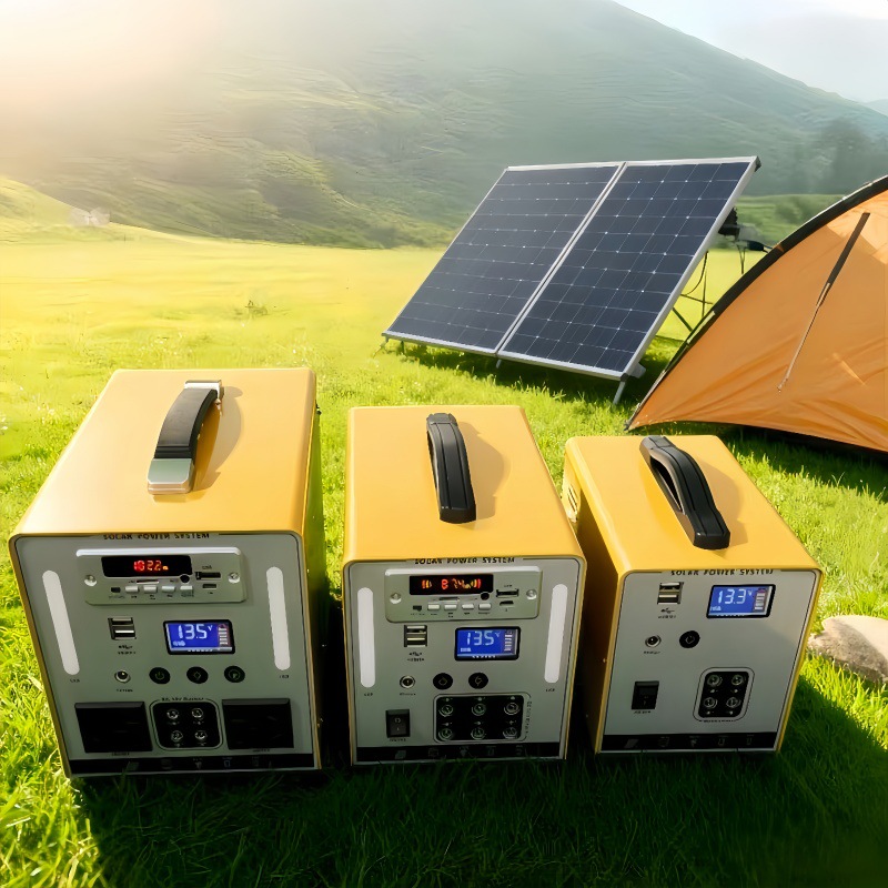 Portable 50W 100W 200W 300W Solar Power Station LiFePO4 Battery Factory Price Portable Power Station for Home Camping Emergency