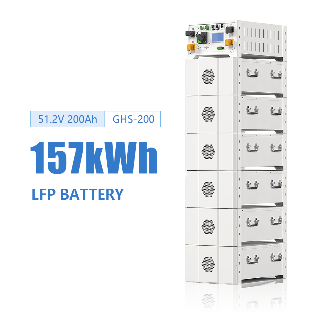 High-Voltage Lithium Battery Energy Storage System Stackable Design Split Hybrid Grid 40kWh CAN BMS for Commerce Rack-Mounted