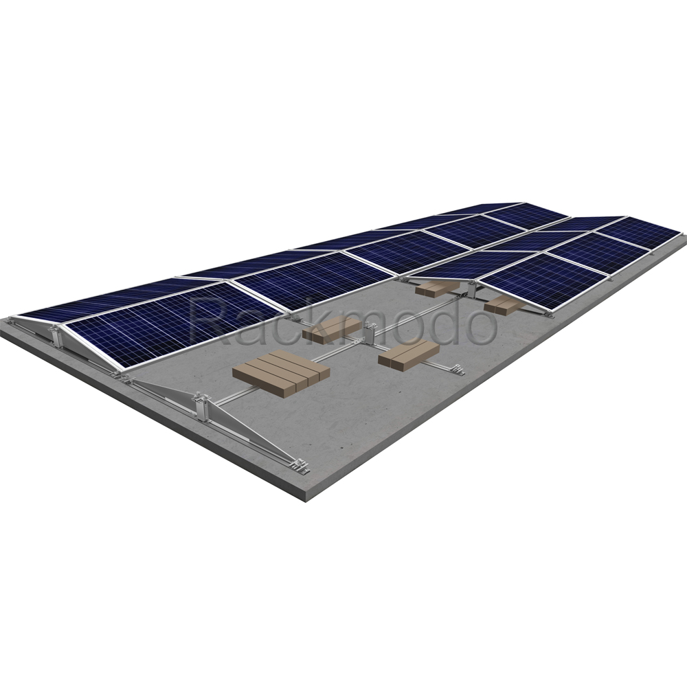 Easy Installation Home Solar Mounting System Solar Ballast Roof Mount for Flat Roof for Residential Solar Projects