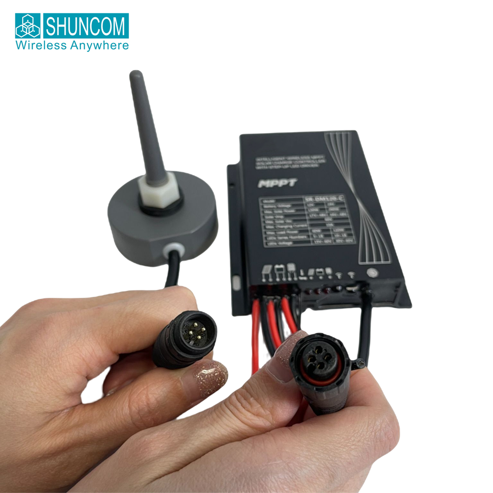 MPPT solar charge controller with Smart street lighting system