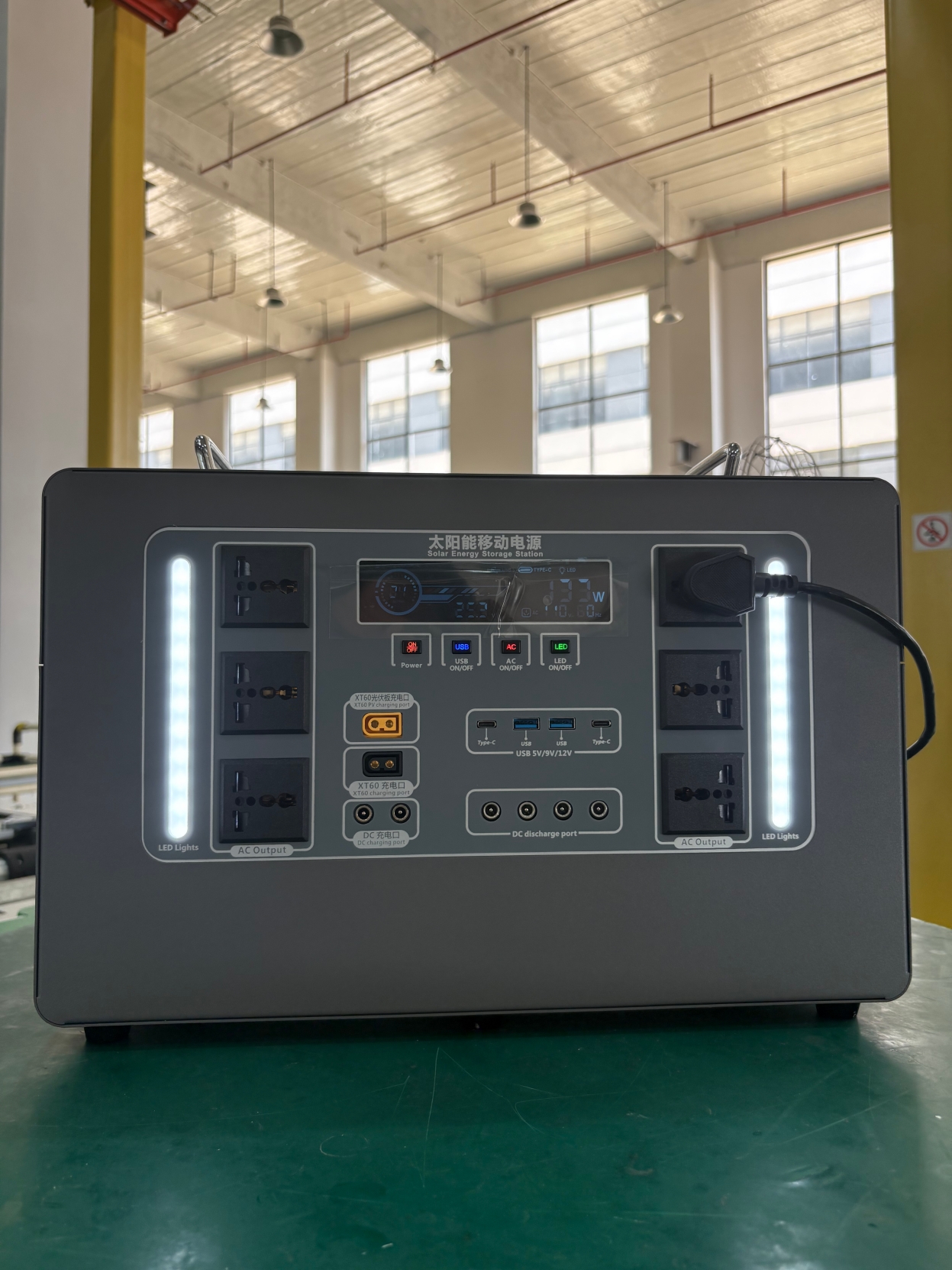 1600Wh Portable Power Station 2000W LiFePO4 Battery Solar Generator Outdoor Camping Emergency Backup
