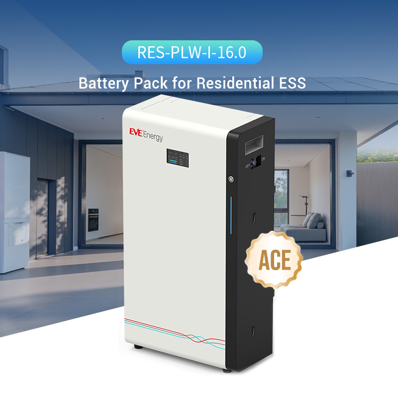EVE Home Energy Storage System Solar Energy System 51.2V 10kWh 15kWh 16kWh 314ah Lifepo4 Battery Wall-Mounted