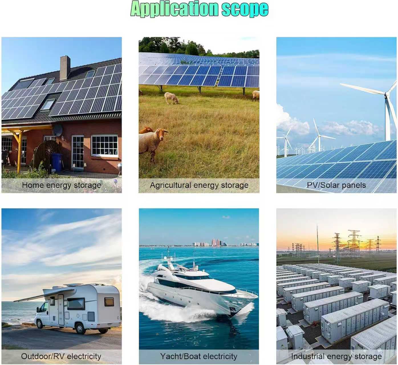 ECOFOTORO 614.4V 100Ah 61.5KWh Rackmounted Stackable LiFePO4 Lithium Battery Home Energy Storage System BMS 8000 Cycles