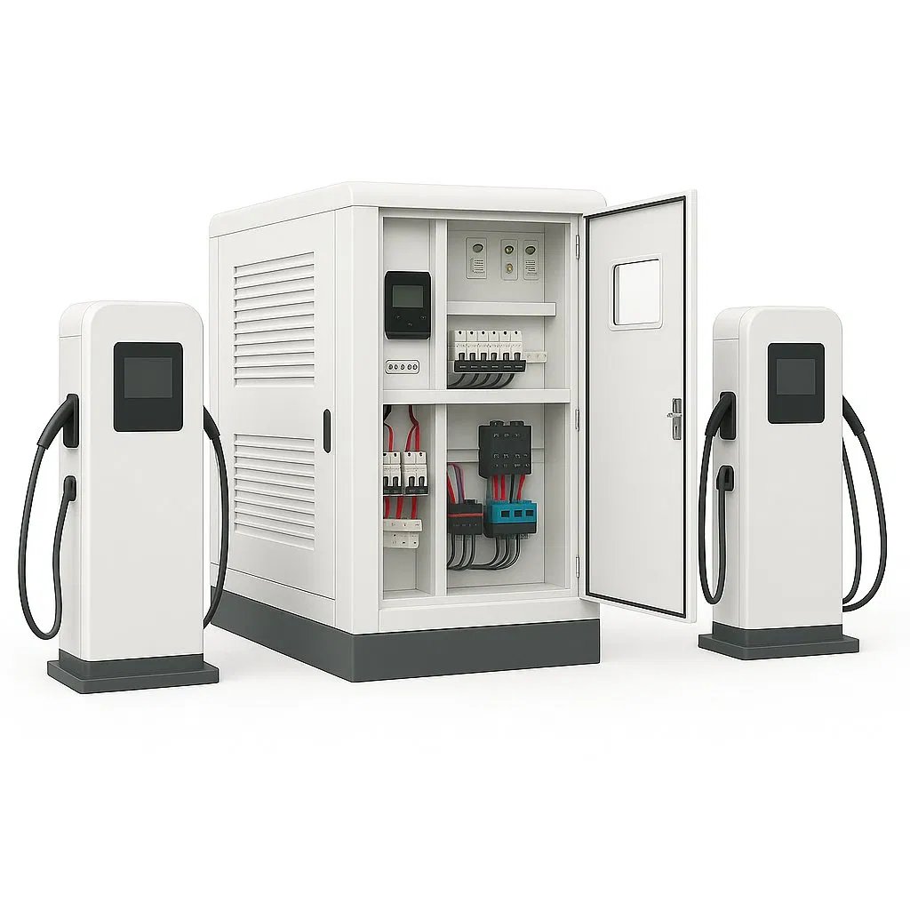 Dual Gun Solar Commercial Fast Evse Electric Vehicle EV Car Battery Charging Station for Electric Truck