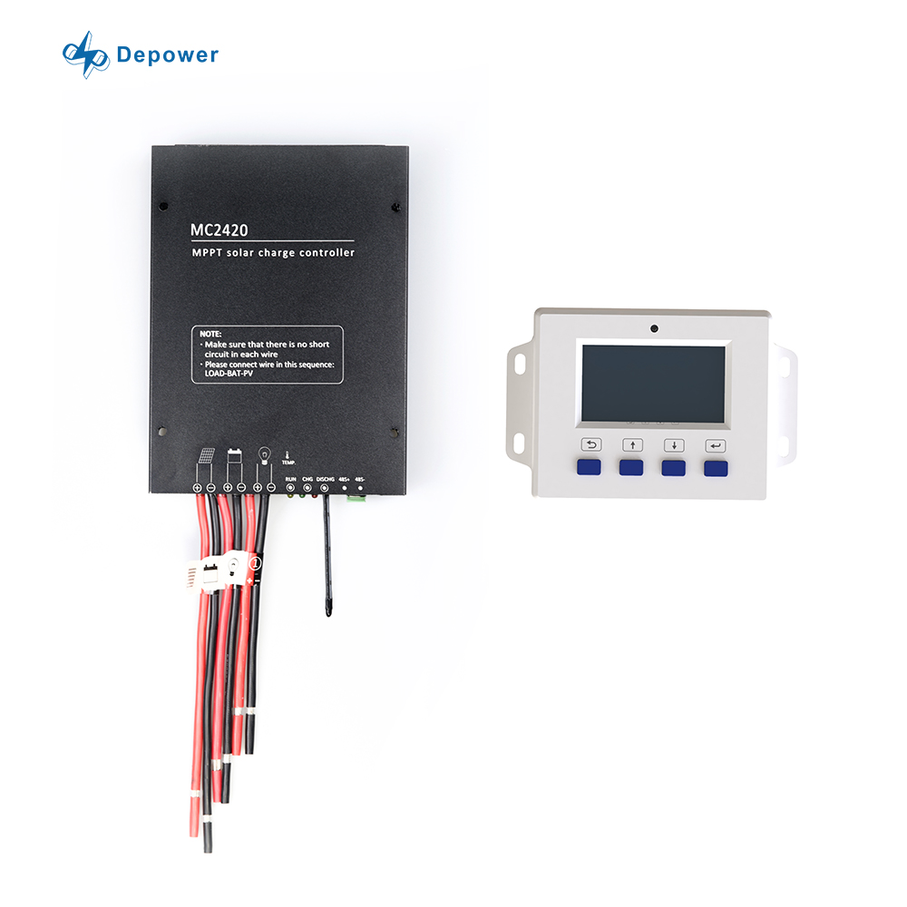Depower MC2410 IP68 Waterproof 12V 24V 10A 20A Smart Intelligent Off Grid MPPT Solar Charge Controller for Solar Street Light