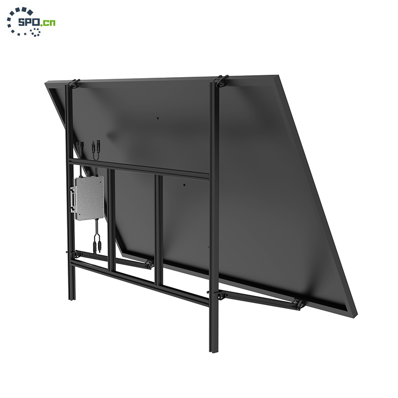 Anti-Reverse Flow Balcony Solar System 700W/800W/2000W/2300W Energy Storage Balcony Solar with Lithium Battery