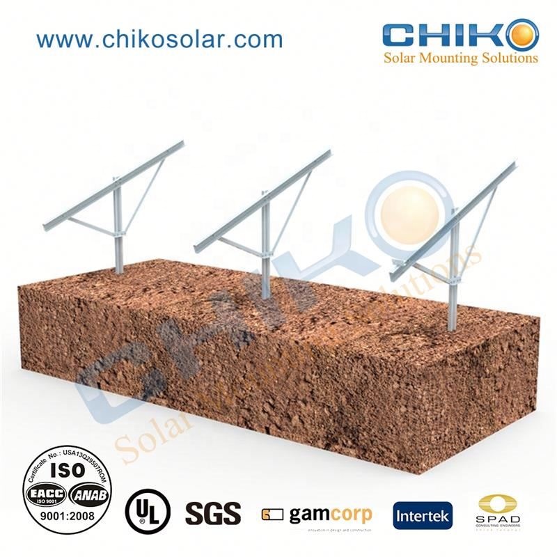 Aluminum Panel Solar Mounting Structure Photovoltaic Support Racking Systems for Rooftop Home Installation