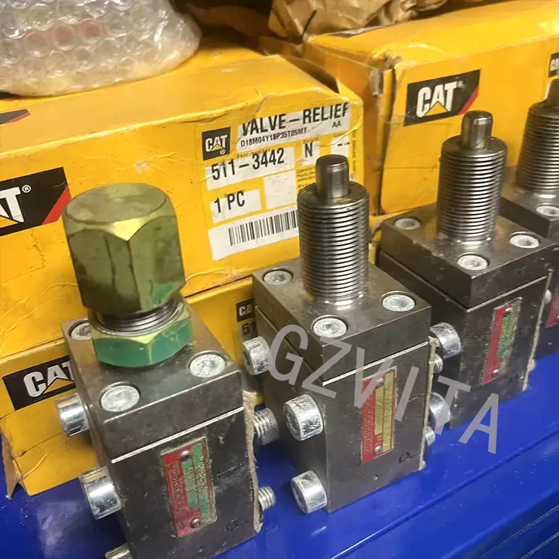 Custom CAT original Relief valve 511-3442 For CAT machinery 5113442 Factory, Product
