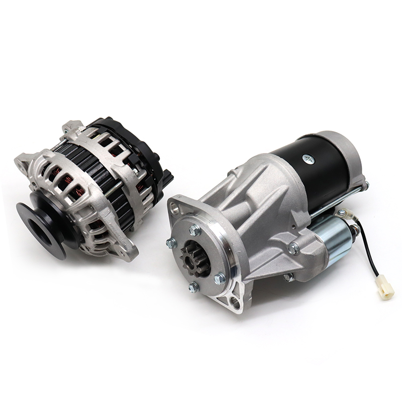 Yanmar 4TNV98 Alternator and Yanmar 4TNV94 Starter Motor Starting Motor