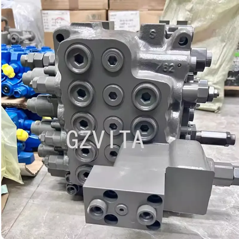 High-Quality UX22 Main Control Valve VOE14550306 for EC135B EC140B EC140D YC135 R130 JS160 Distributing valve  Hydraulic Control Valve Main Valve Distribution Valve Manufacturers, Companies