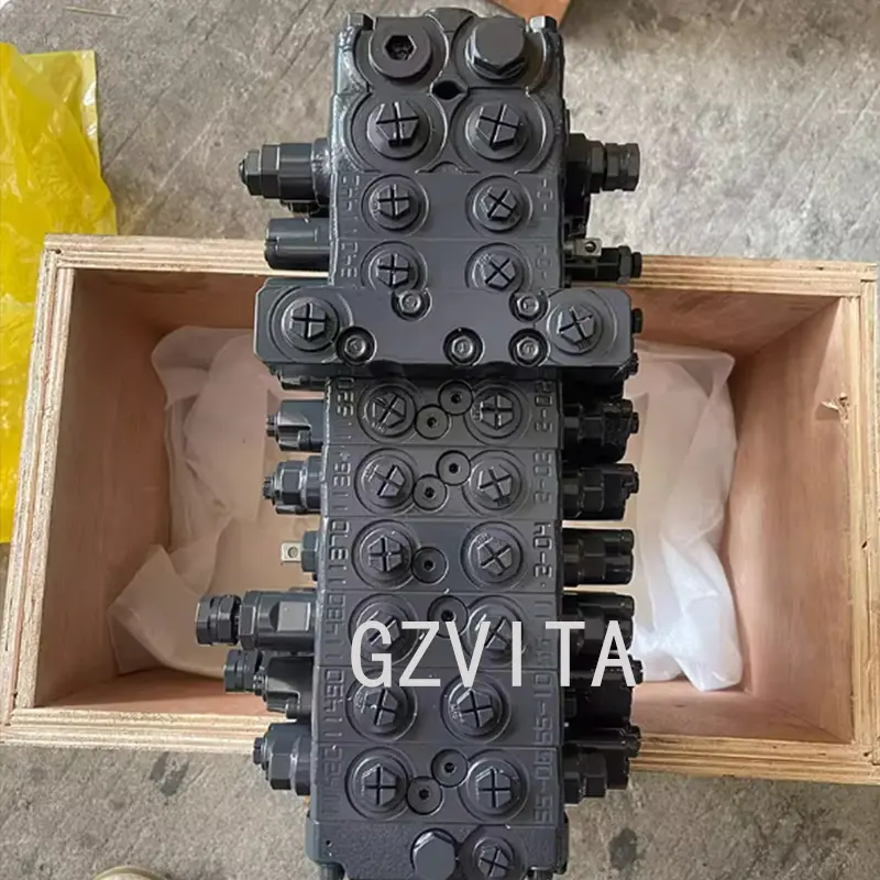 Custom PC30MR-1 PC30MR PC30MRX-1 PC30 Hydraulic Main Control Valve 723-19-11800 Distributing valve  Hydraulic Control Valve Main Komatsu Excavator Company, Product