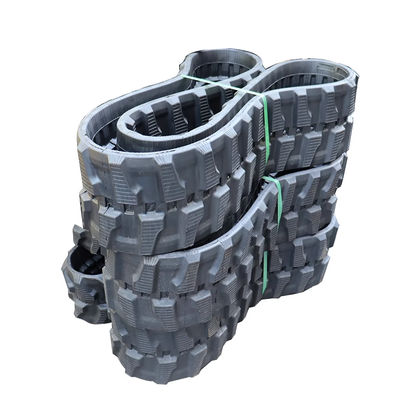 Undercarriage Parts Rubber track For Excavator Rubber chain 01