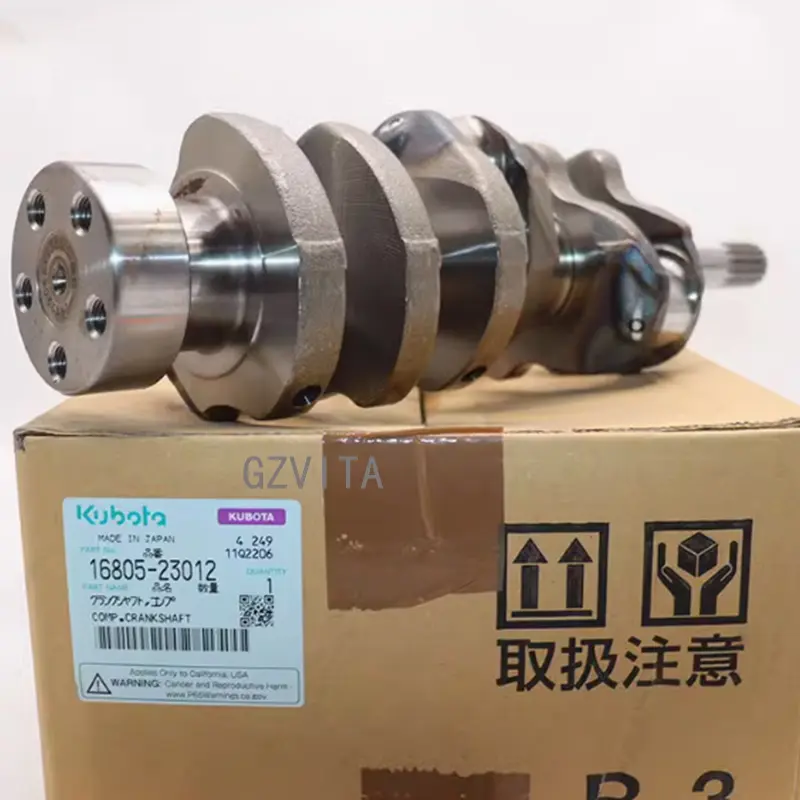 High-Quality Kubota Original Engine Crankshaft 16805-23012 For D782 U15 U17 Factories, Company