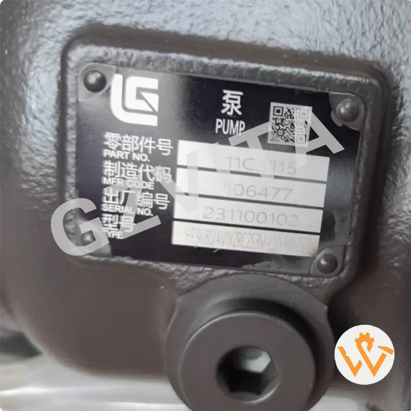 Wholesale Hydraulic Piston Pump K3v80 11C3115 for Lingong CLG9075E Sunward80E9 Excavator Kawasaki Main Pump Hydraulic pump Hydraulic Main Pump Suppliers, Factory