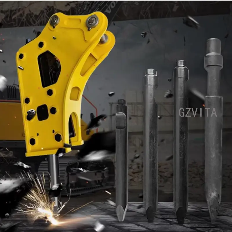 High-Quality Breaker Chisel Drill Rod for Different Model Breaker Suppliers, Factories