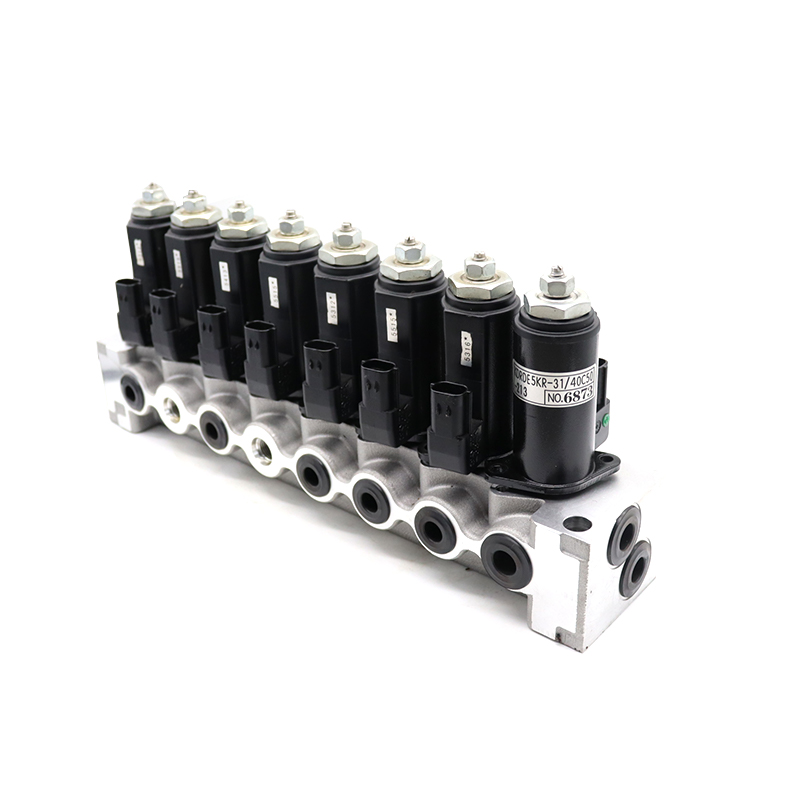 Kobelco SK200-8 SK210-8 SK240-8 Solenoid Valve Assembly Solenoid Valve Base 01