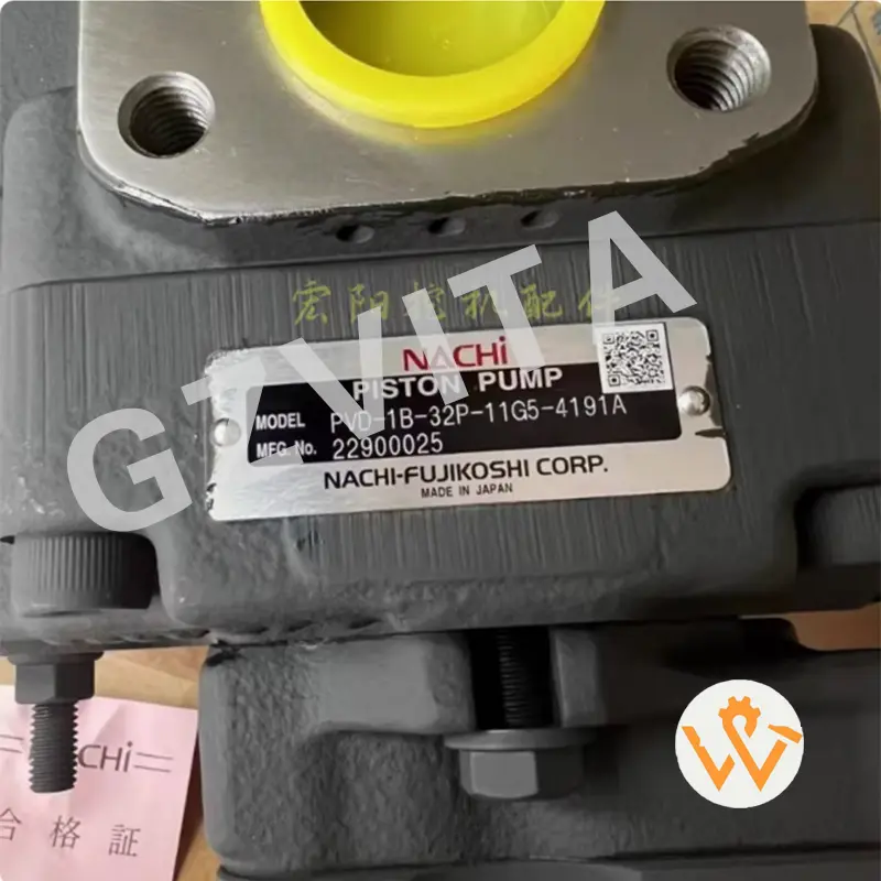High-Quality Zx30U Main Pump Zx27 Hydraulic Pump Nachi PVD-1B-32P Hydraulic Main Pump KX71-3 KX61-3 Kubota Factory, Factories