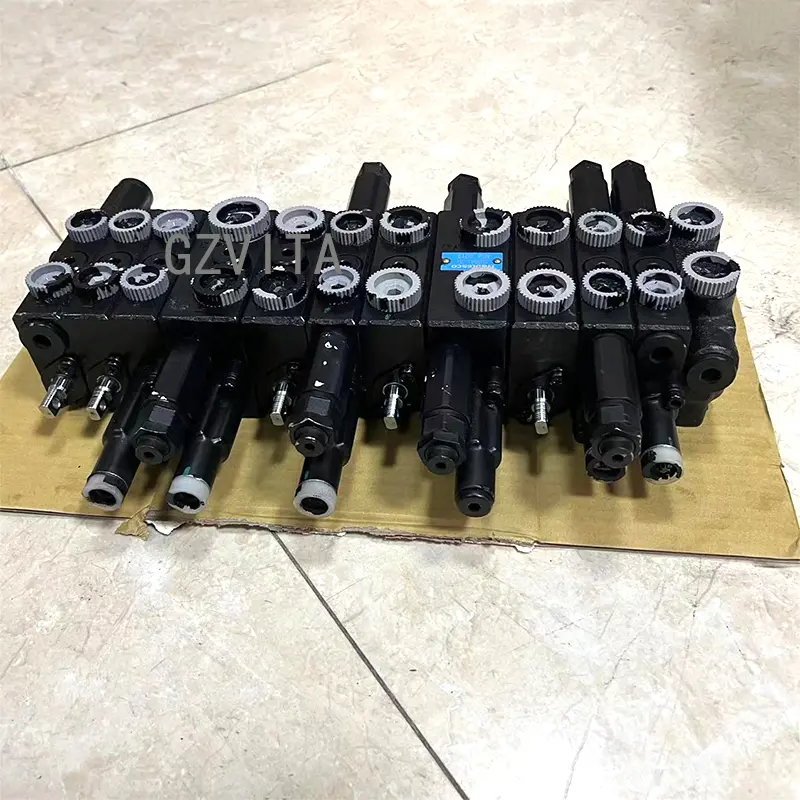 High-Quality 220041-01 Distribution valve for Mini excavator Kubota U15 Sany 16 18 LinGong 15 Distributor Suppliers, Factory