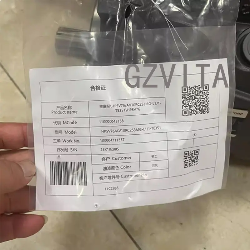 Custom Excavator Parts: Hengli HP5V76 Main Pump Piston Pump Assembly for LiuGong LG9055E LG906E Hydraulic System HP5V76 Main Hydraulic Piston Pump Assembly for LiuGong LG9055E/906E Excavators Manufacturers, Products