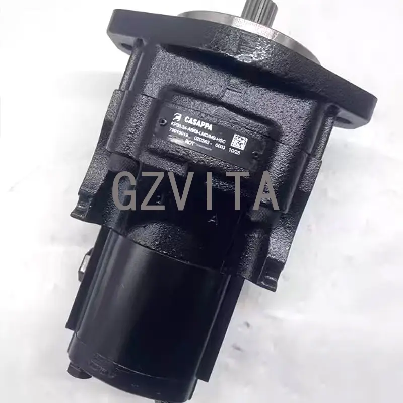 Wholesale Casappa Hydraulic Pump KP30.34-A8K9 Gear Pump 79910019 799193MU for SDLG 400 500 600 Excavator Fan Pump Factories, Products