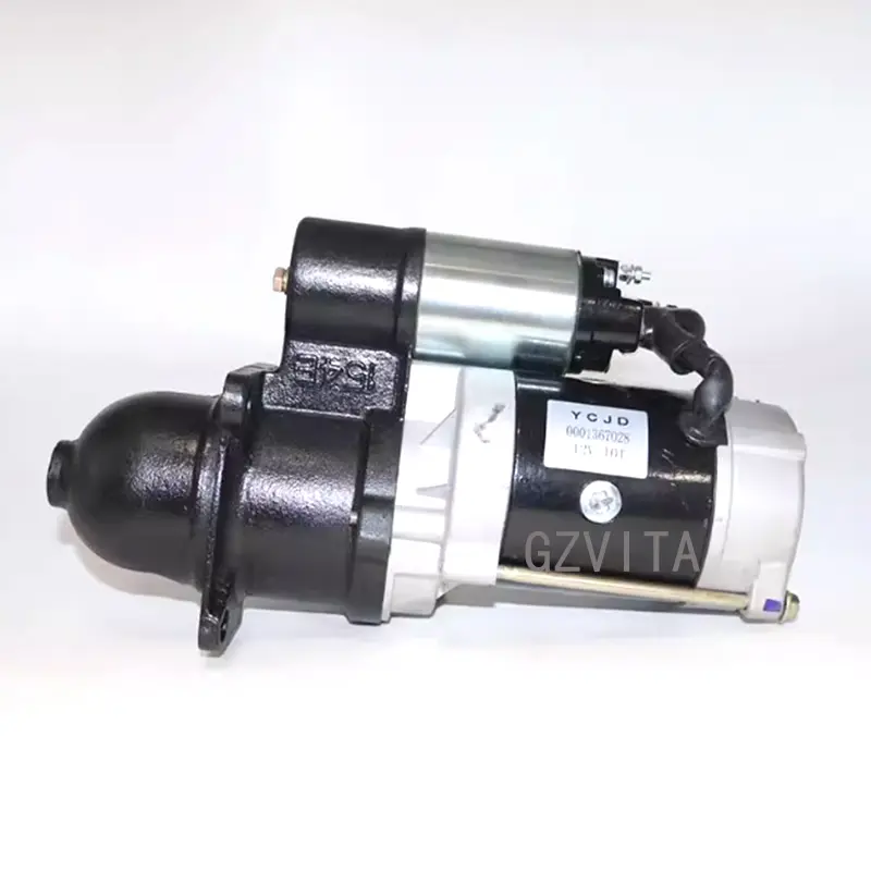 Custom 12V Starter Motor 0001367028 For CAT CB564D Road Roller 3054C Manufacturer, Product