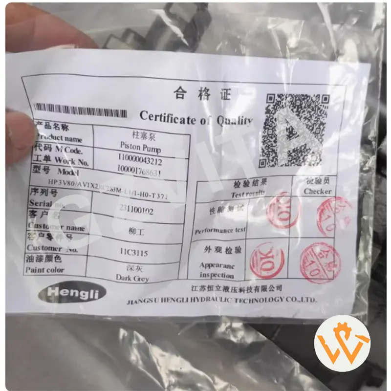 Wholesale Hydraulic Piston Pump K3v80 11C3115 for Lingong CLG9075E Sunward80E9 Excavator Kawasaki Main Pump Hydraulic pump Hydraulic Main Pump Suppliers, Factory