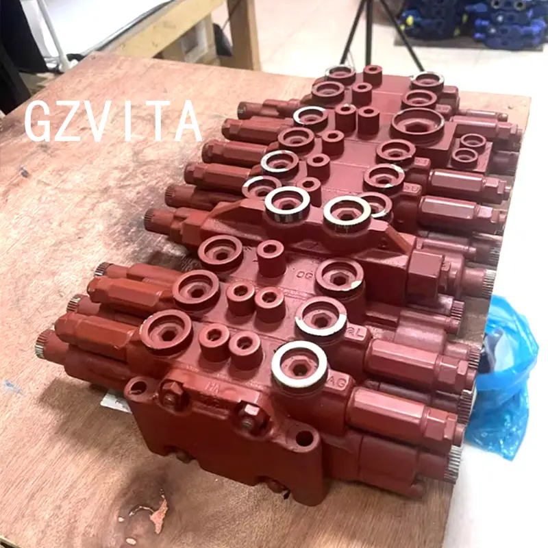 Custom Yuchai SX12 Distributor Valve 60 65 80 85 Lovol Lingong Longgong Distributor Relief Valve Block Hydraulic Control Valve Main Valve Distribution Valve Supplier, Factories
