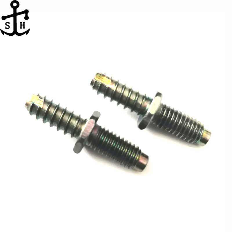 Galvanized Steel Non-Standard Double Threaded End Wood Dowel Screws Made in China