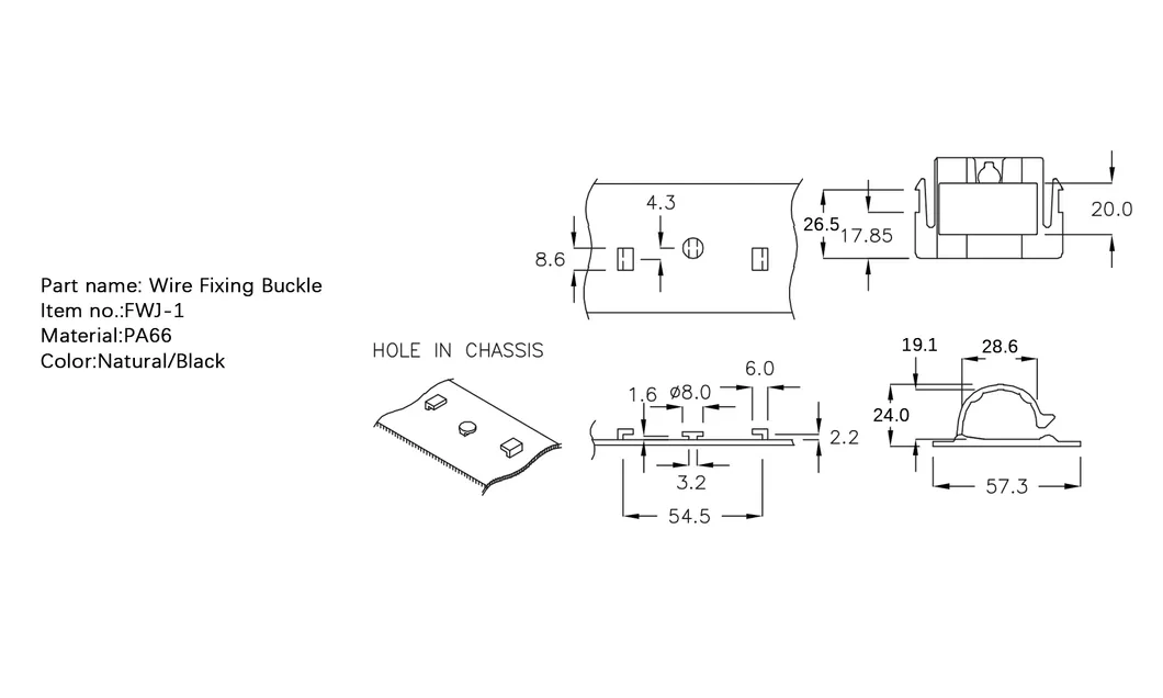 Plastic Adjustable Clamp