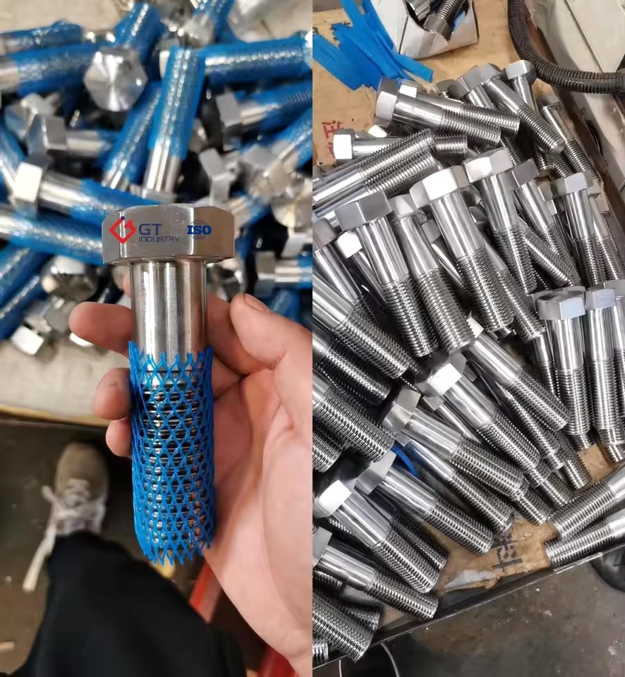 ASTM A193 B7 Stud Hex Bolt A354 Grade Bd Screw 4140 Scm440 42CrMo4 Alloy Steel Rod Fasteners