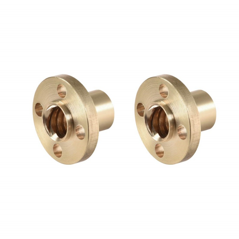 Customizable Brass Trapezoidal Thread Nut