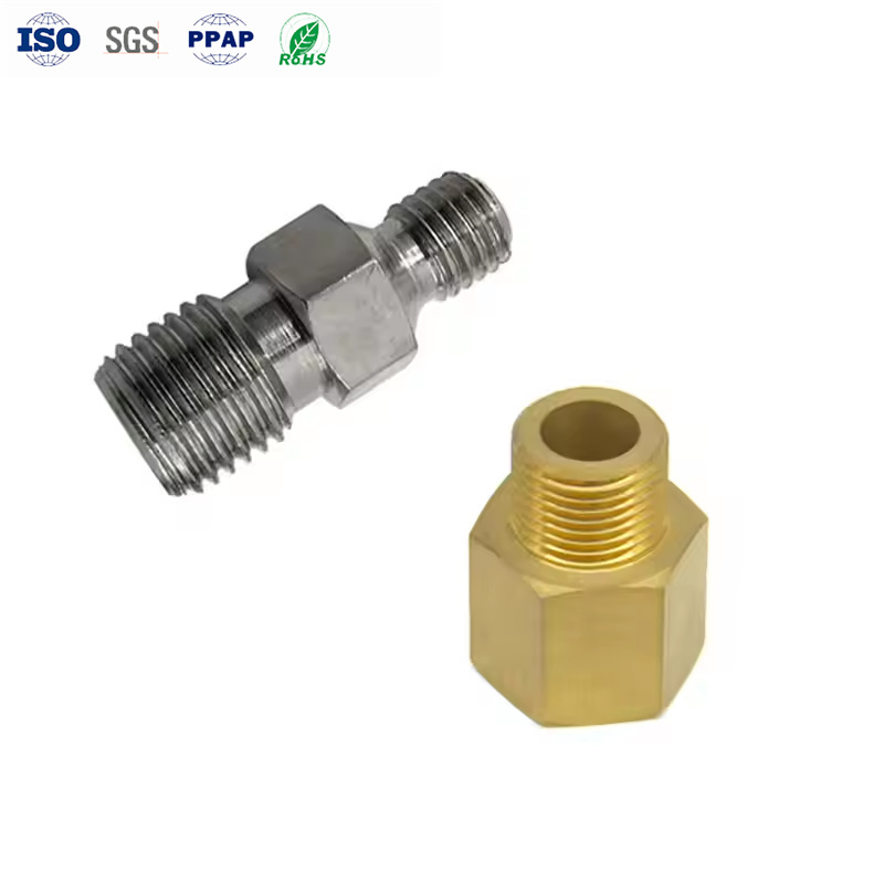 Precision CNC Machining Custom Brass Pipe Fasteners for Industrial Use