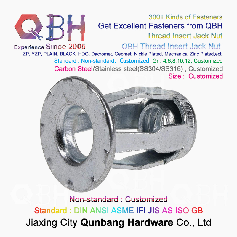 Corrosion Resistant Blind Wall Anchors Inserts Lifting Jack Nut Fastener