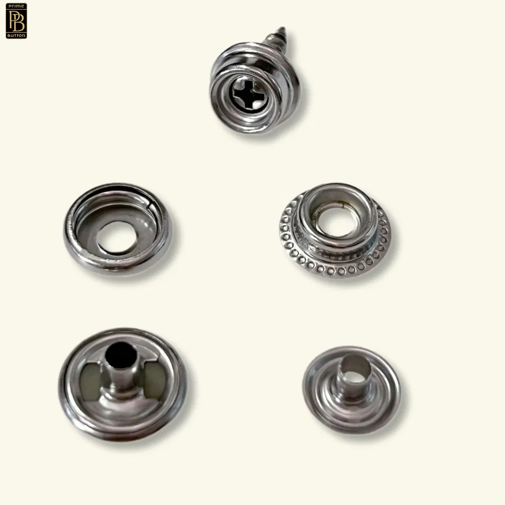 Heavy Duty Stainless Steel SS304 Screw Snap Fastener for Wood to Fabric