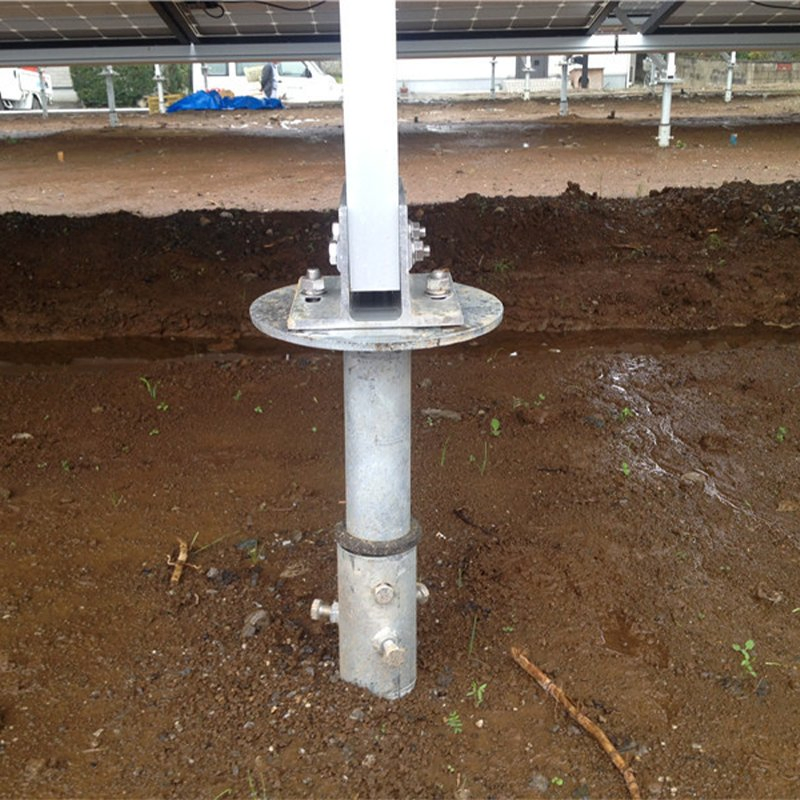 Heavy-Duty Weatherproof Galvanized Steel Ground Screws for Solar Panels