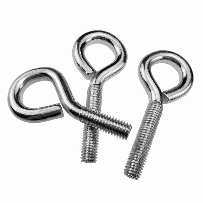 Weatherproof Blue Zinc Open Eye Screw Self Tapping Wood Hook Outdoor Applications