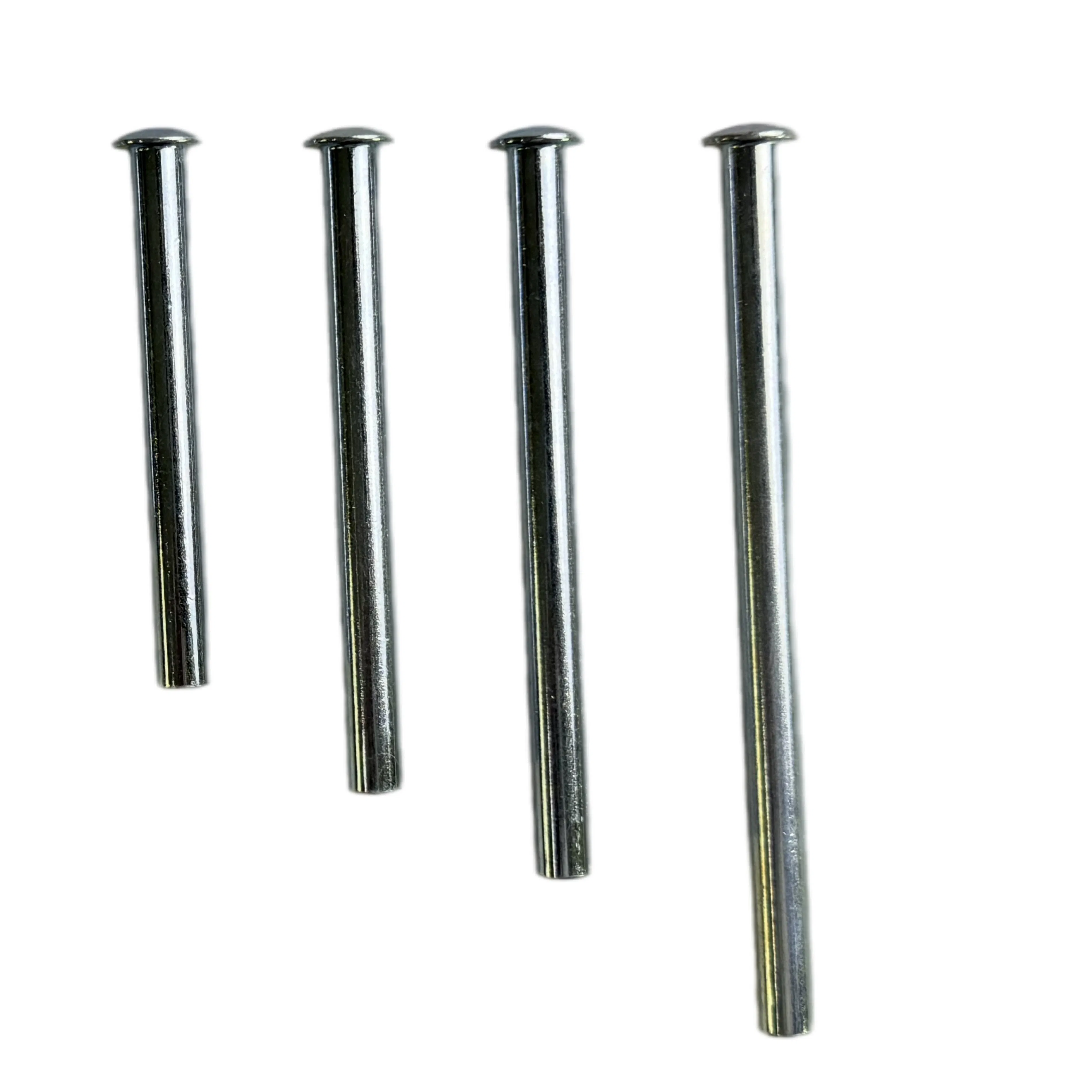 Marine Grade 4X26mm Diameter 5083 Aluminum Round Head Semi Hollow Rivet for Boat Hull Assembly and Shipbuilding Applications