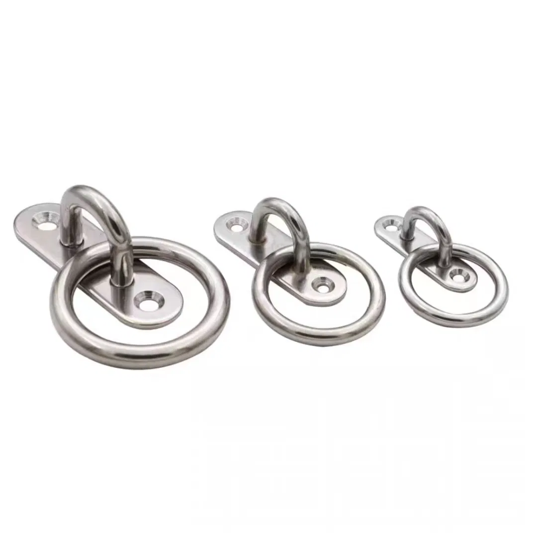 Oval Gate Fastener with Ring - High-Strength Building Hardware Accessory