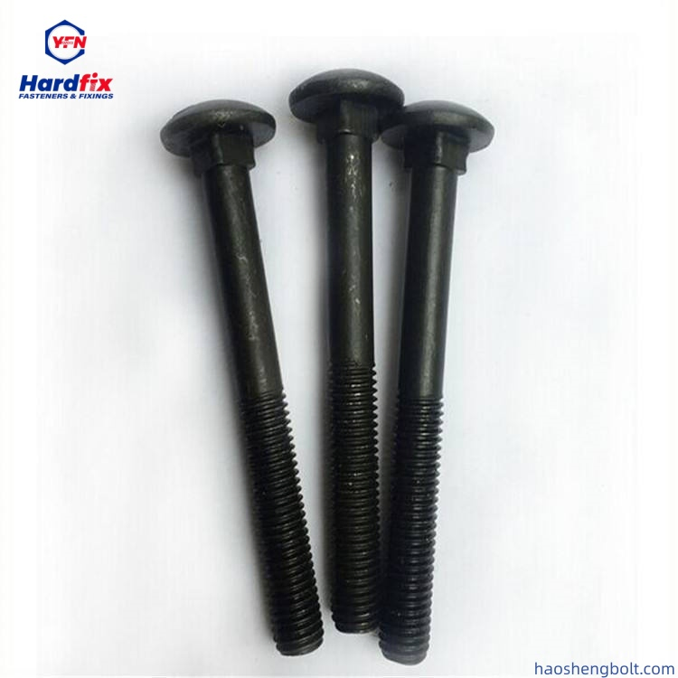 High Quality Zinc-Plated Carbon Steel Fastener Flat Head Bolts Carriage Bolt 5/16 Bolt