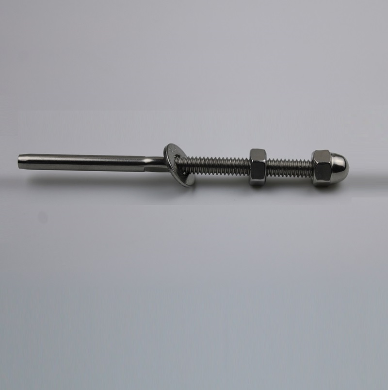 Heavy-Duty Stainless Steel Black Fastener for Stair Railing Systems