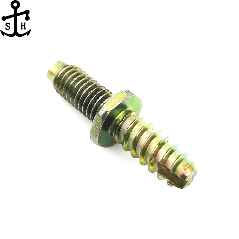 Galvanized Steel Non-Standard Double Threaded End Wood Dowel Screws Made in China