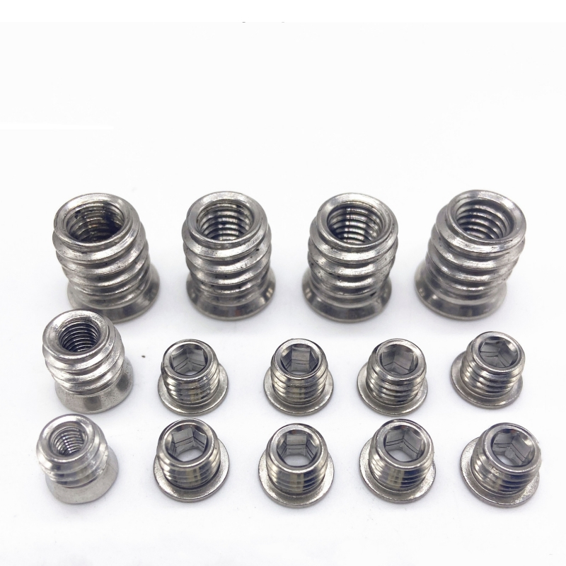 OEM Non-Standard Stainless Steel Internal and External Threaded Slotted Nuts