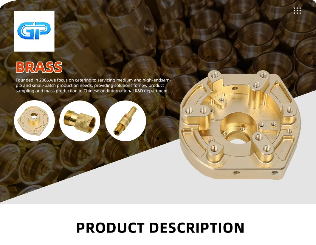 Industrial Components CNC Machining Brass