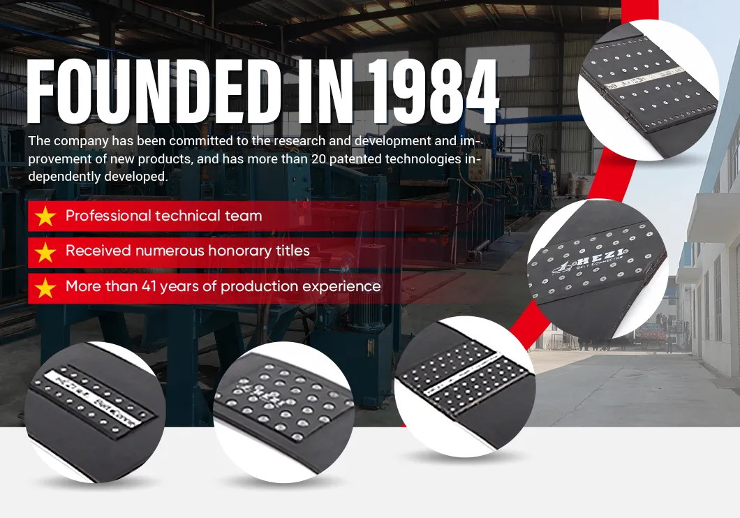 Conveyor Belt Joint Heavy-Duty Fasteners