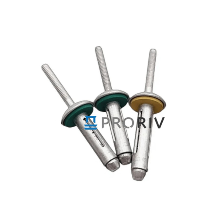 Weatherproof Aluminum Countersunk Blind Rivet, Bulb Tite Style